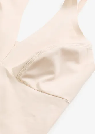 Stahovací body, lehký tvarující efekt • pudrová • bonprix obchod