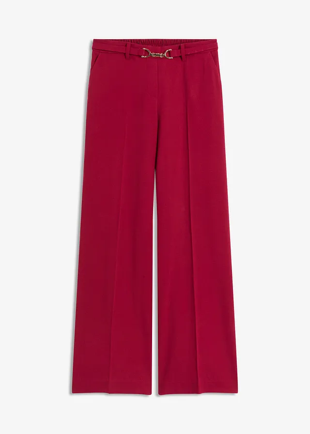 Pantaloni marlene cu cordon deco