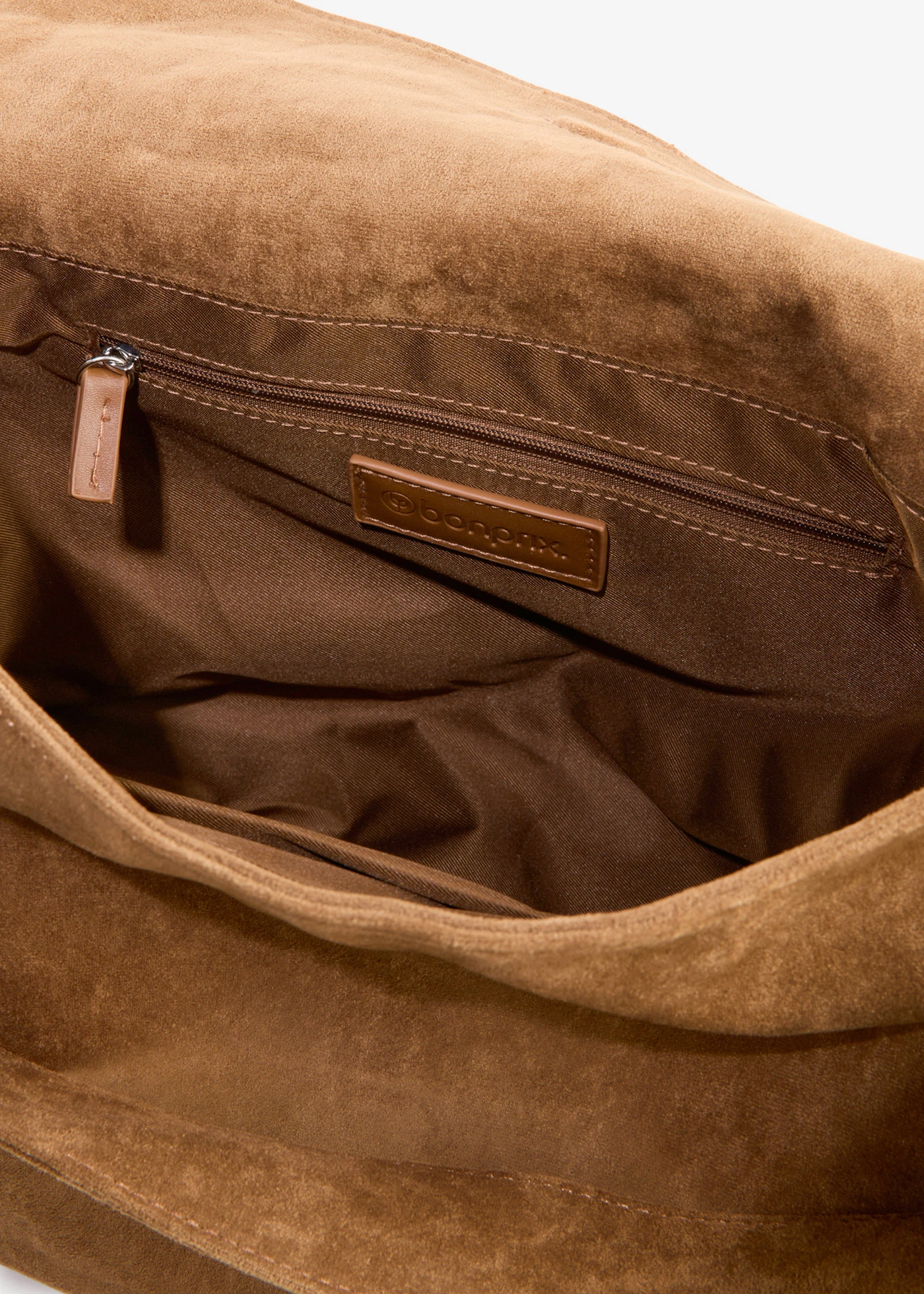 Handtas in suède-look • kruidenbruin • bonprix online shop
