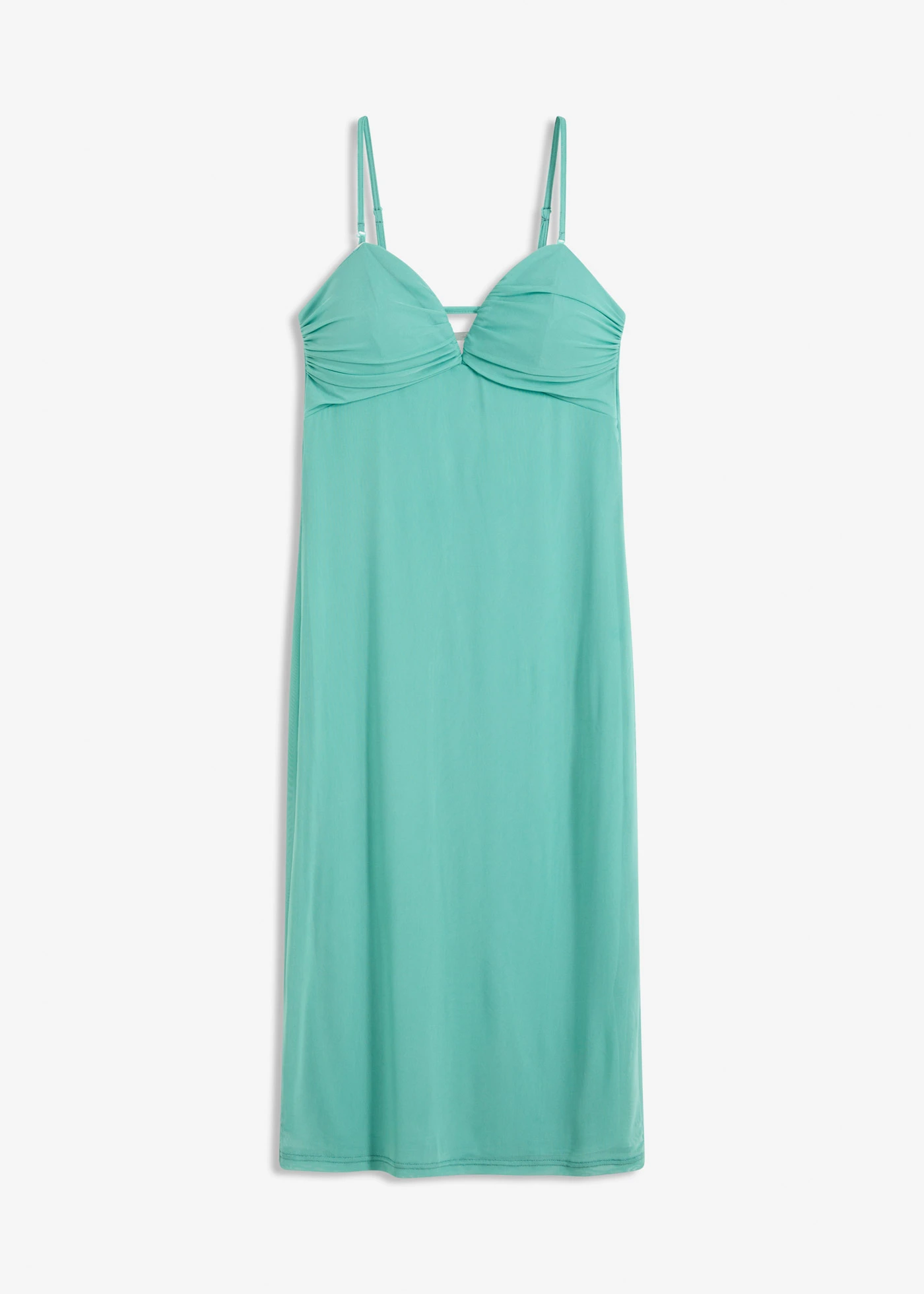 Maxi šaty s hlubokým výstřihem • světle tyrkysová • bonprix obchod