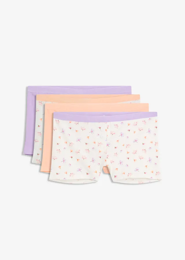 Chilot boxer de damă cu bumbac comod (set/4 buc.)