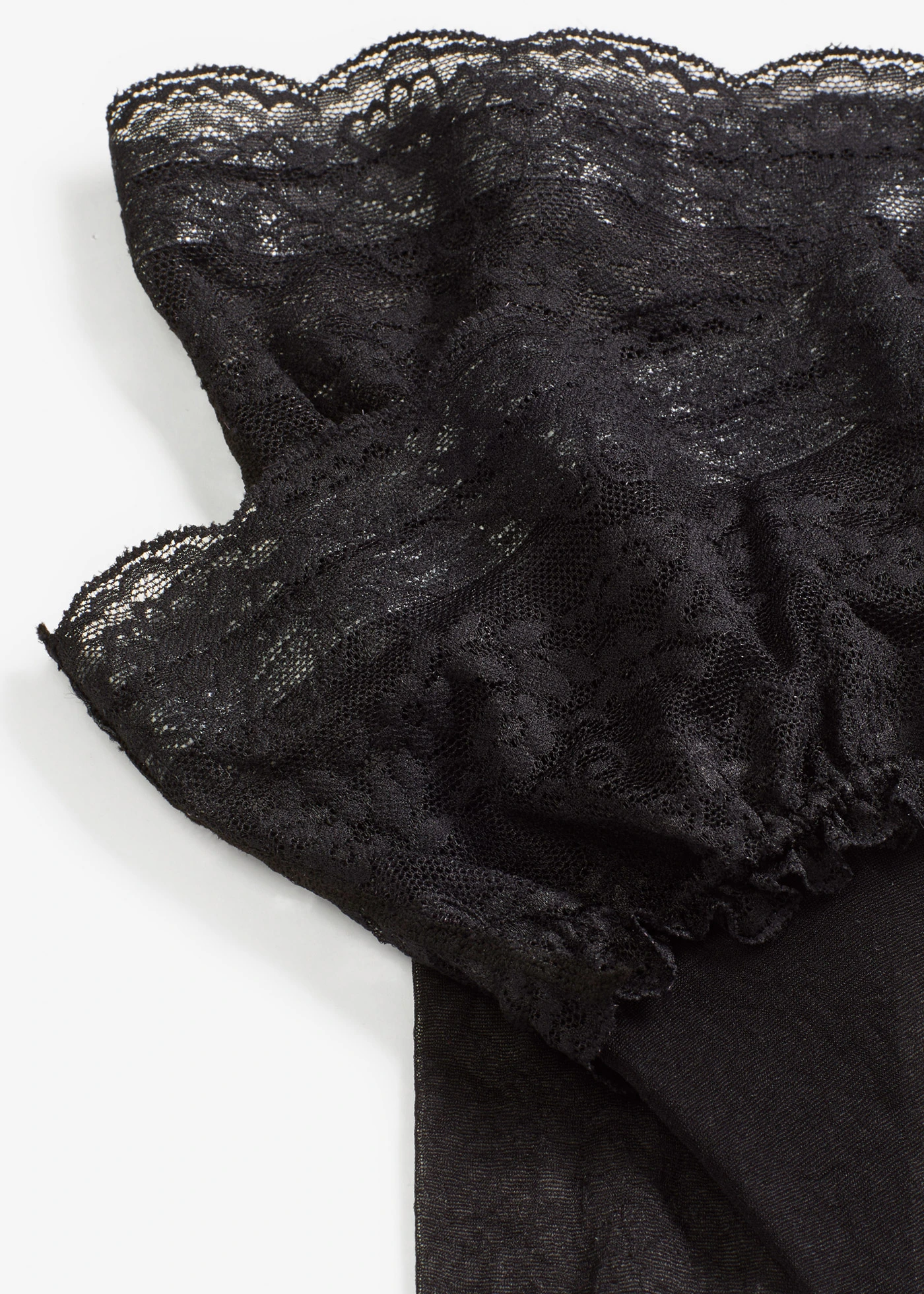 Hold up kousen met kant 20 den • zwart • bonprix online shop