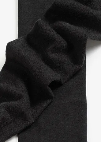 Dresuri termoizolante cu fleece moale, 140 DEN (set/ 2 buc.) • negru/negru • magazin bonprix