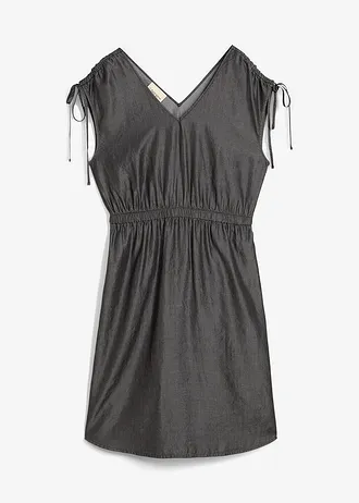 Šaty z hladkého lyocellu