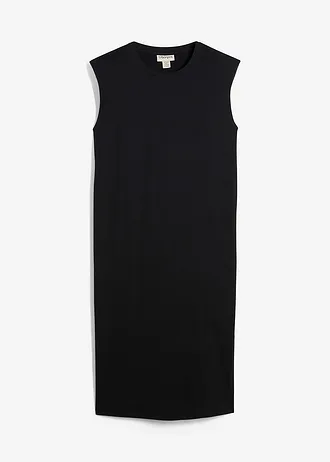Úpletové šaty z čisté organické bavlny • černá • bonprix obchod