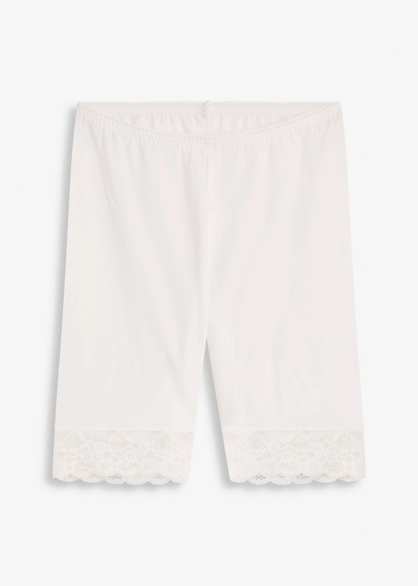 Biker short tegen schurende dijen van verkoelend polyamide • wit • bonprix online shop