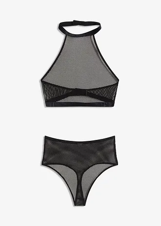 Halternekbralette + string (2-dlg. set) • zwart • bonprix online shop
