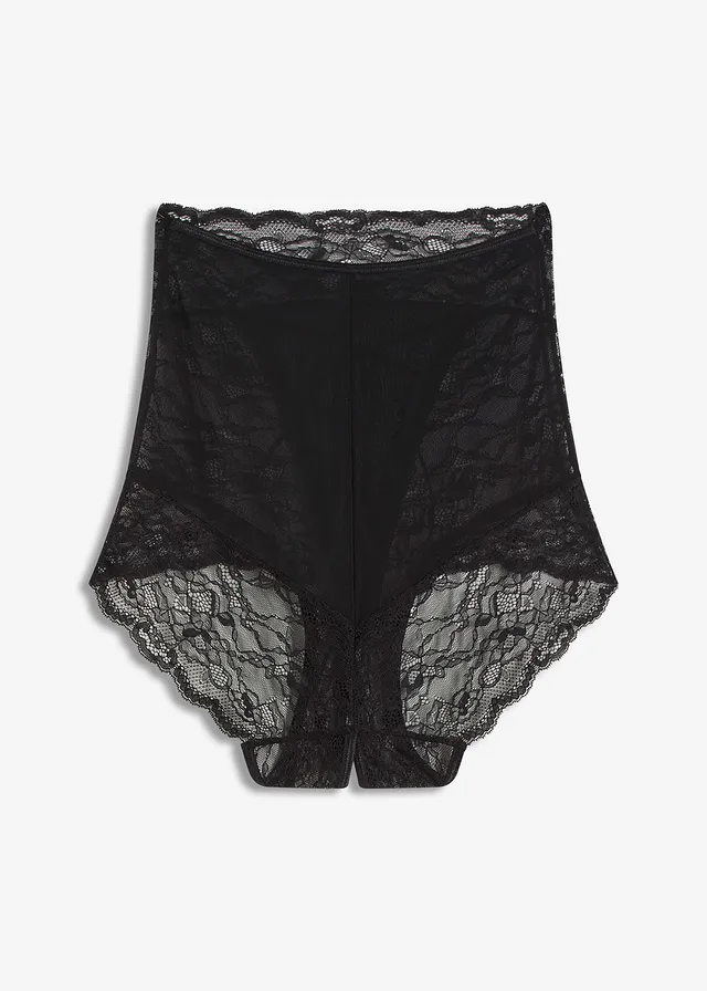 Vysoké kalhotky ouvert • černá • bonprix obchod