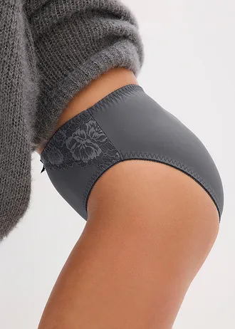 Maxikalhotky s jemnou krajkou • břidlicově šedá • bonprix obchod