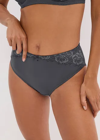 Maxikalhotky s jemnou krajkou • břidlicově šedá • bonprix obchod