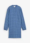 světle modro-světlá indigo kostkovaná
