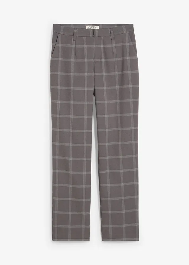 Pantaloni chino cadrilați