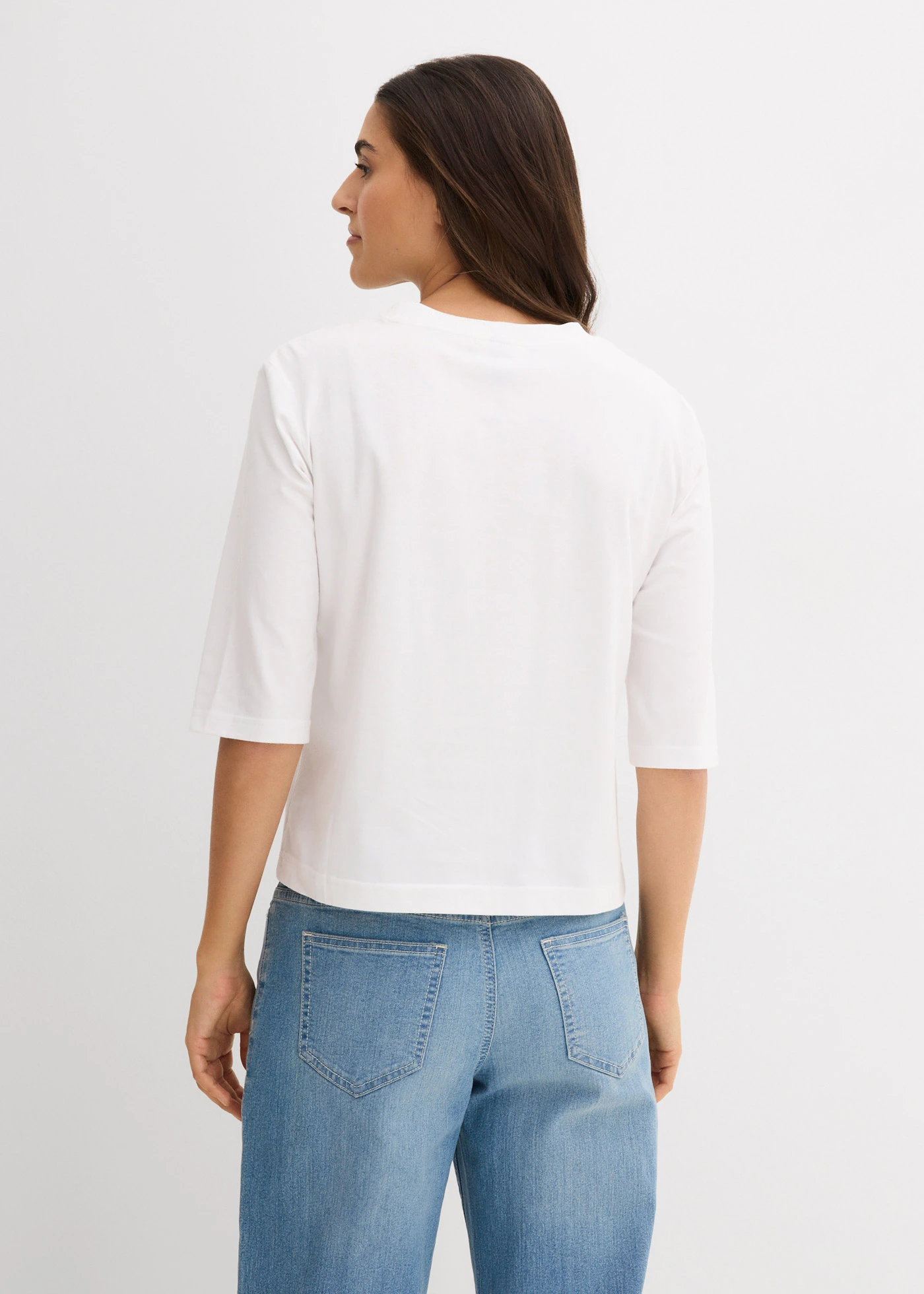 Tričko z čisté organické bavlny • bílá s grafickým potiskem • bonprix obchod