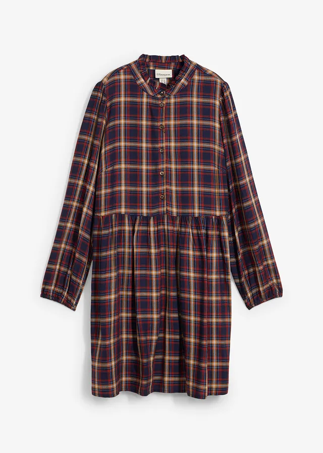 Mini šaty z mäkkej viskózy