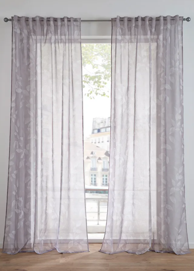 Záclona s recyklovaným polyesterom (1 ks)