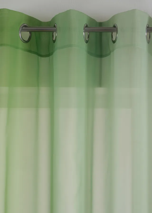 Lot de 2 voilages en tissu léger, aussi en XXL • vert trèfle • product-page.page-title-suffix