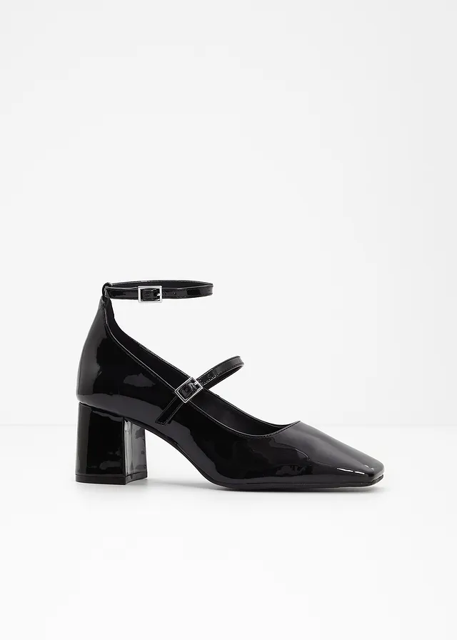 Pantofi pumps cu baretă pe gleznă