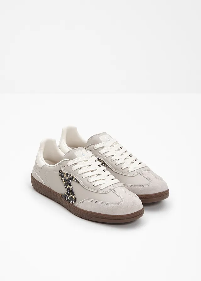 Sneakers Skechers, Couleur: gris léopard