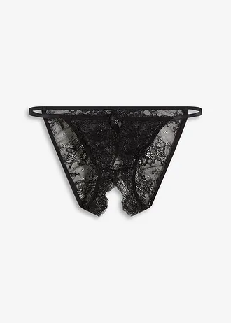 Slip ouvert, Kleur: zwart