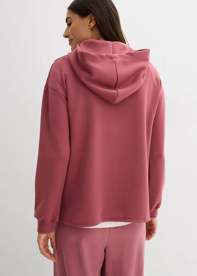 Sweater van een zachte viscosemix, Kleur: soft bessen