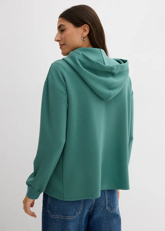 Sweater van een zachte viscosemix • grijsgroen • product-page.page-title-suffix