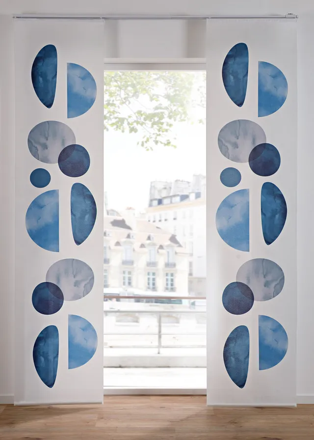 Panelová záclona s grafickou potlačou (1 ks) Panelová záclona s grafickou potlačou (1 ks)