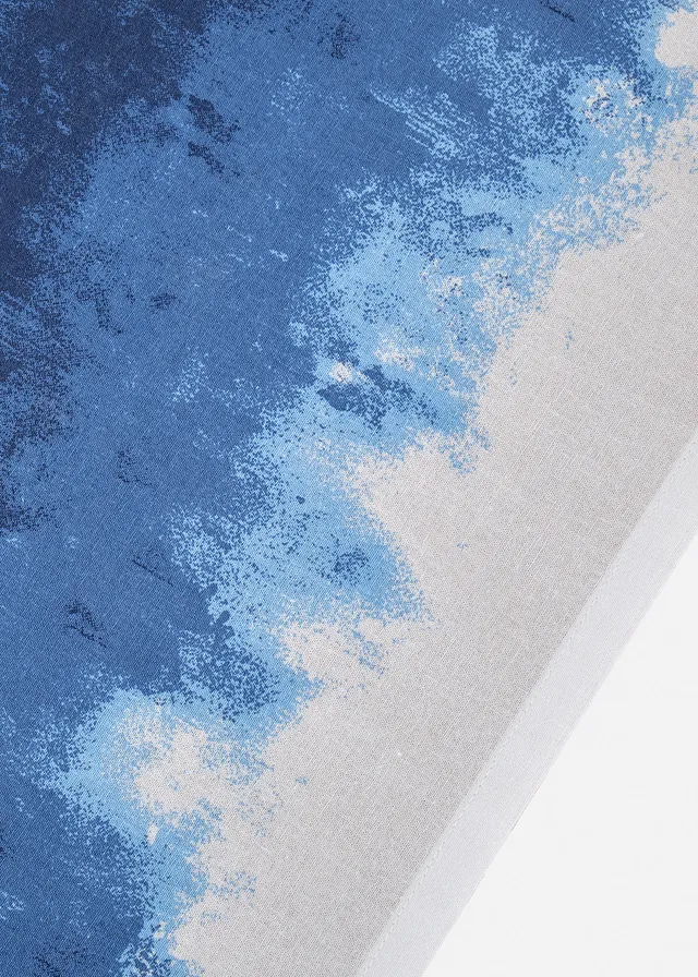 Chemin de table en coton • bleu + blanc • product-page.page-title-suffix