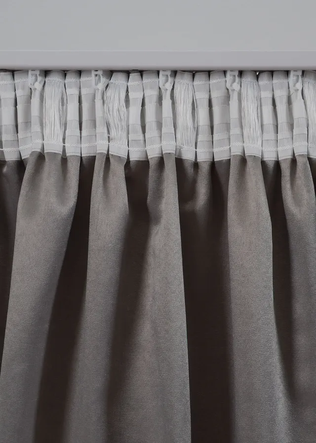 Rideau obscurcissant en jacquard (1 pce) • gris • product-page.page-title-suffix