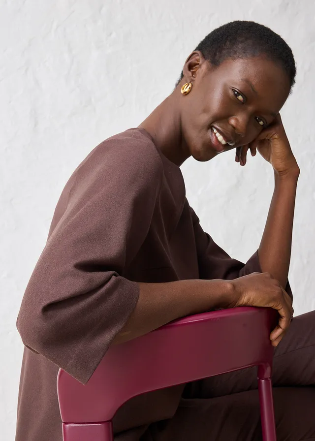 Tunique avec laine • marron foncé • product-page.page-title-suffix
