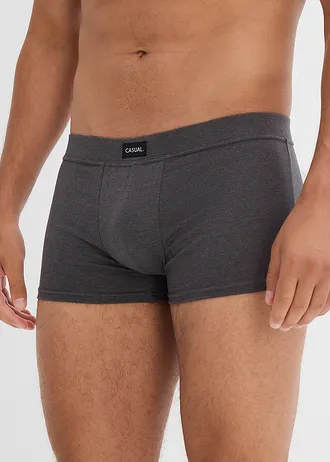 Hipster met katoen (set van 3), Kleur: antraciet gemêleerd/grijs gemêleerd/lichtgrijs gemêleerd