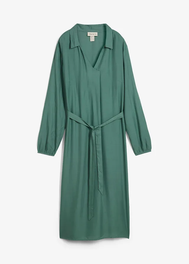 Rochie midi din viscoză fluidă