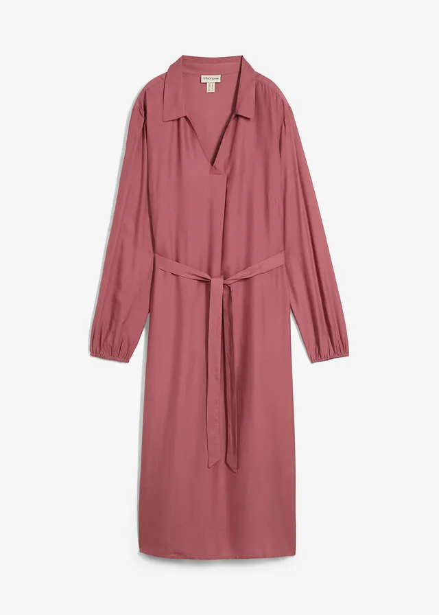 Midi šaty z padavej viskózy