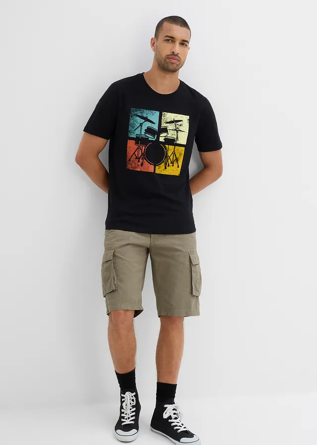 T-shirt van puur biologisch katoen • zwart met print • product-page.page-title-suffix