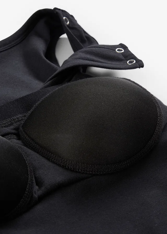 Top de grossesse et d’allaitement en coton avec soutien-gorge intégré • noir • product-page.page-title-suffix