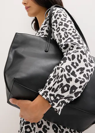 Dlouhé šaty • přírodní bílá-antracitová • bonprix obchod