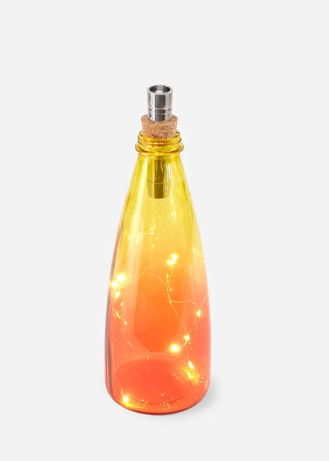 Sticlă deco cu LED-uri