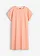Úpletové šaty z pevného interlocku, barva: broskvová melba