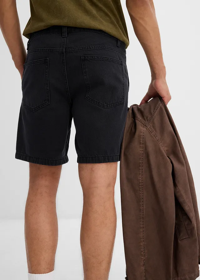 Short en twill 100% coton, loose • noir • product-page.page-title-suffix