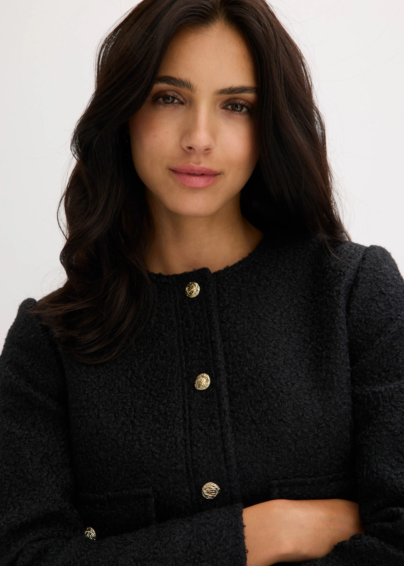 Bluzon z měkké příze buklé • černá • bonprix obchod