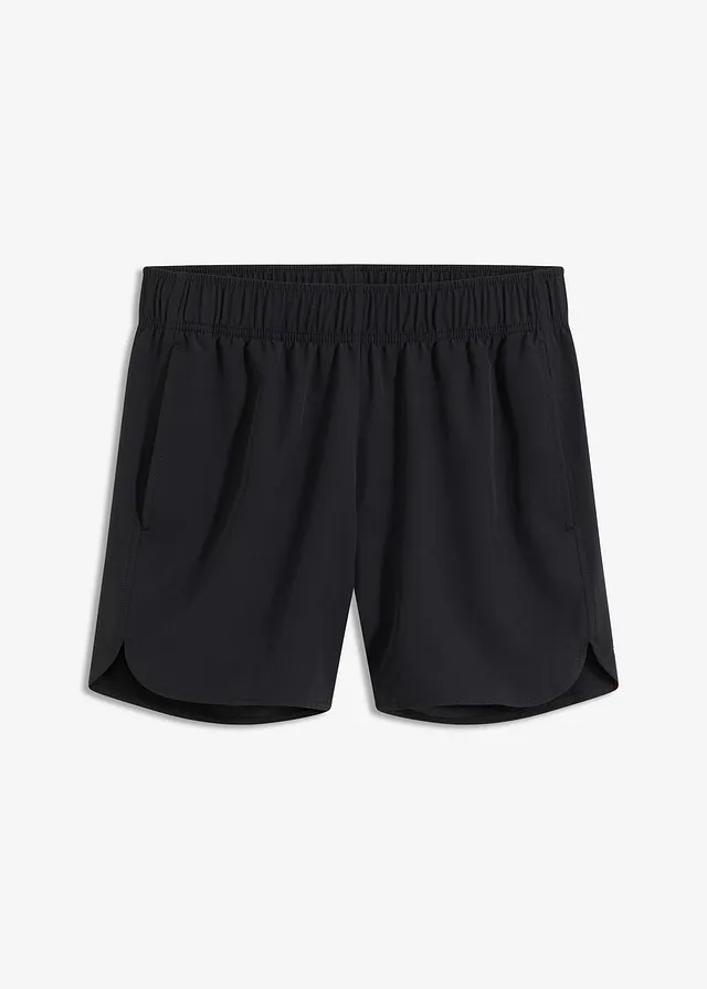 Pantaloni scurți funcționali lejeri cu buzunare laterale, cu uscare rapidă
