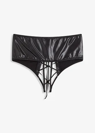 Taillesstring ouvert, high waist • zwart • bonprix online shop