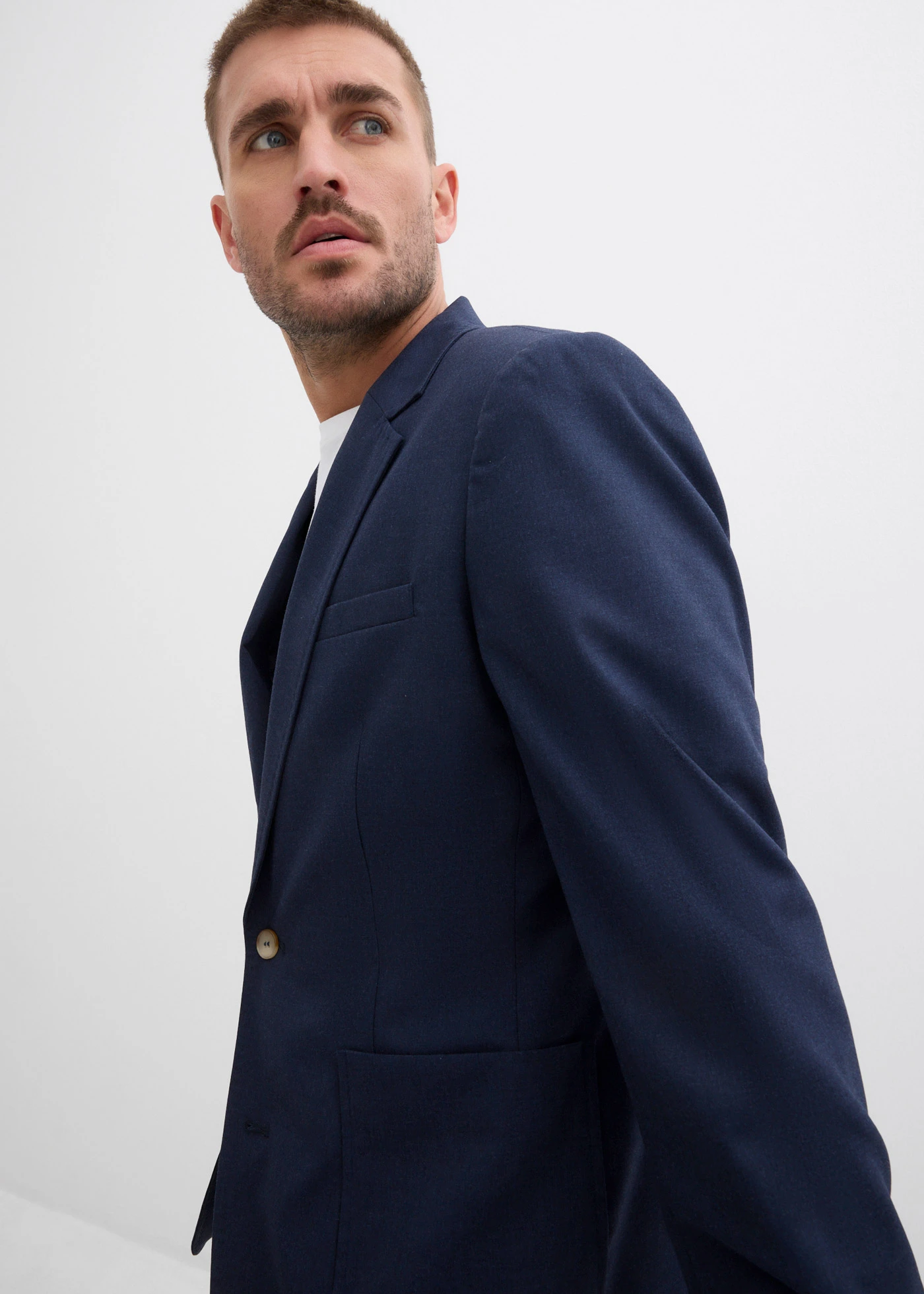 Kombinovatelné sako, Regular Fit • tmavě modrý melír • bonprix obchod