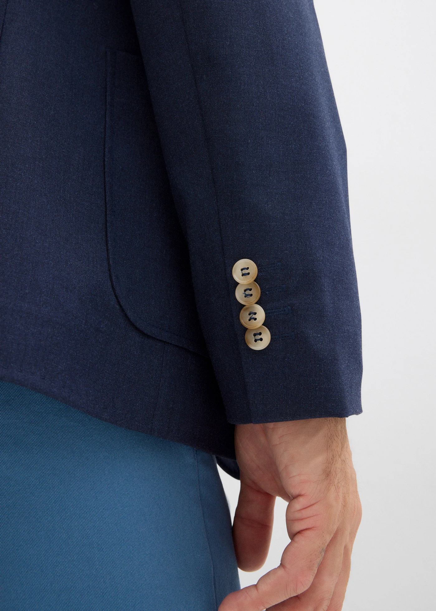 Alap zakó, Regular Fit • sötétkék melírozott • bonprix áruház