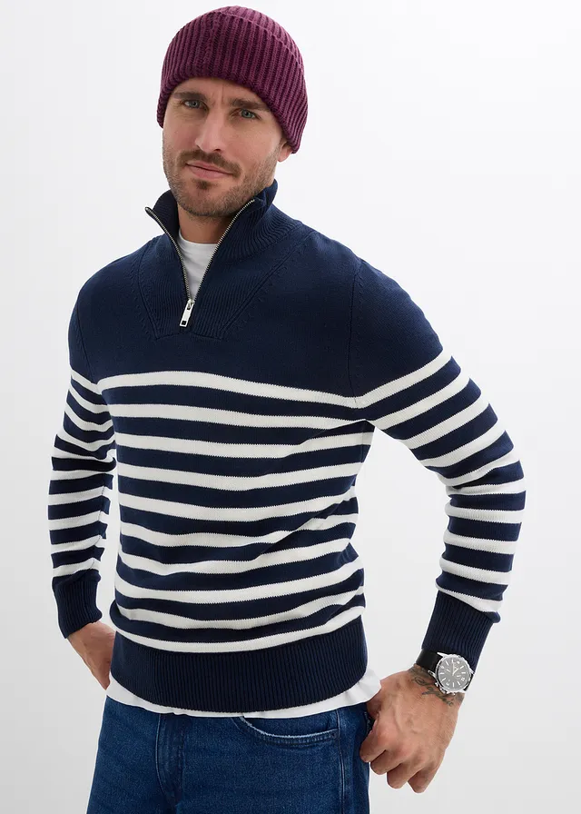 Pull camionneur doux en coton mélangé