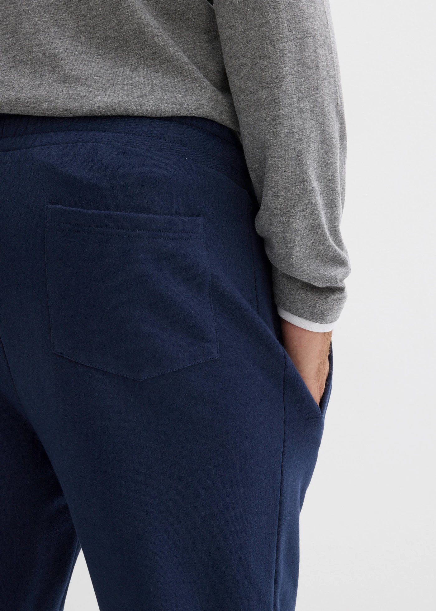 Joggingové kalhoty z čisté organické bavlny, Regular Fit • tmavě modrá • bonprix obchod