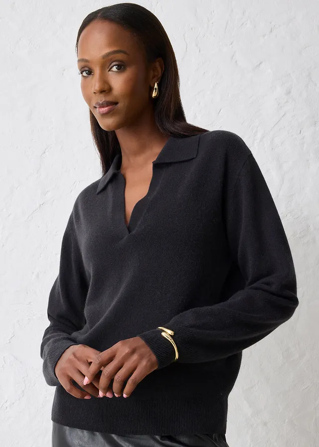 Kasjmier trui met Good Cashmere Standard® • zwart • product-page.page-title-suffix
