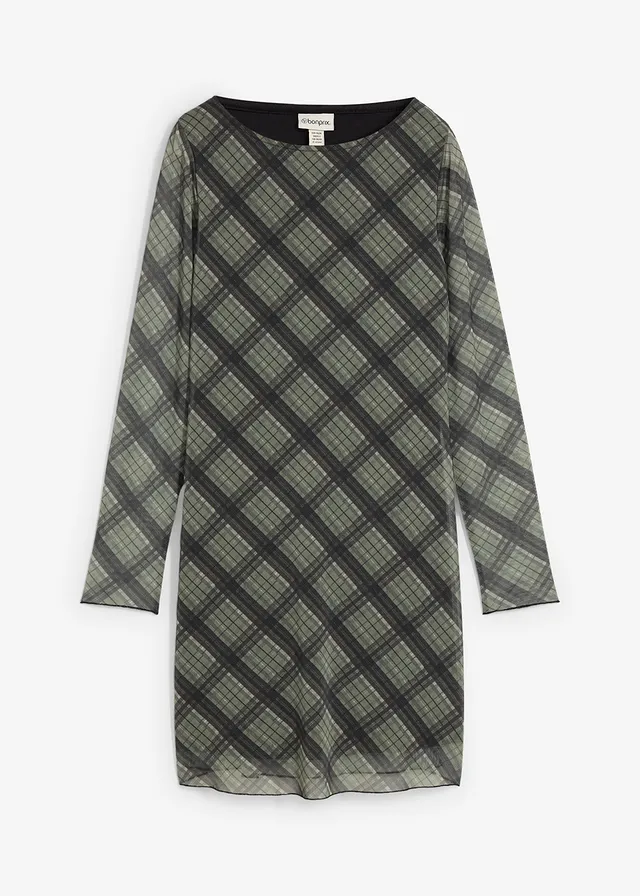 Mini šaty z jemnej sieťoviny