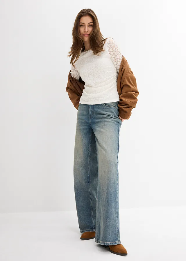 Longsleeve van kant • wolwit • product-page.page-title-suffix