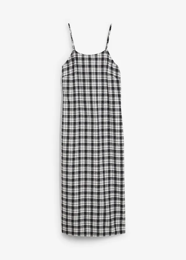 Rochie cu bretele din flanel 100% din bumbac