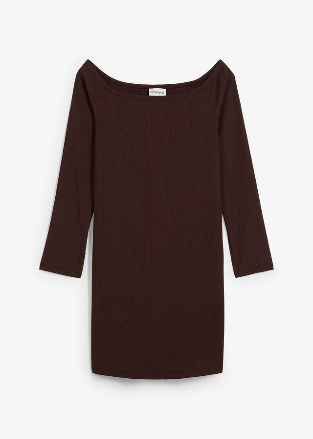 Carmen šaty zo štruktúrovaného krepu